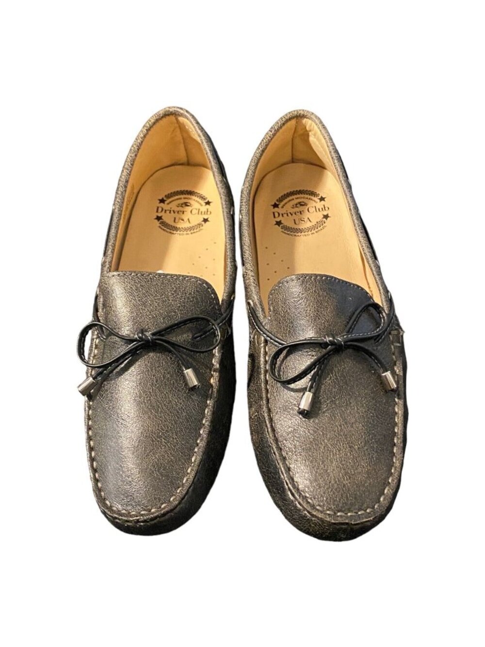 Driver Club USA Loafers Women's Sz 10 Handcrafted Genuine Leather Moccasins Shoe